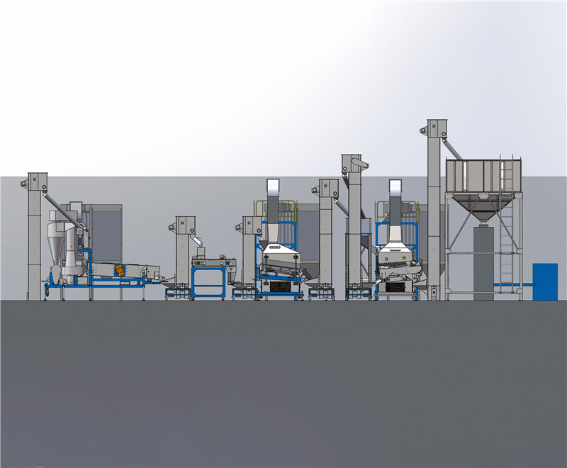 sesame cleaning line Layout 2
