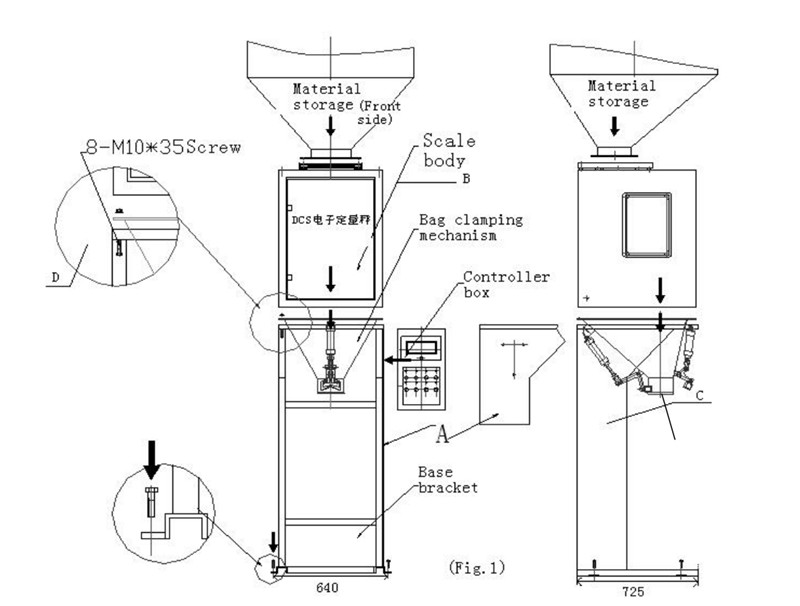 Схема автоматического упаковщика