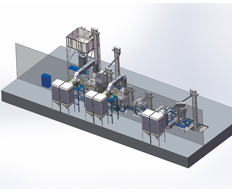 sesame cleaning line Layout 1