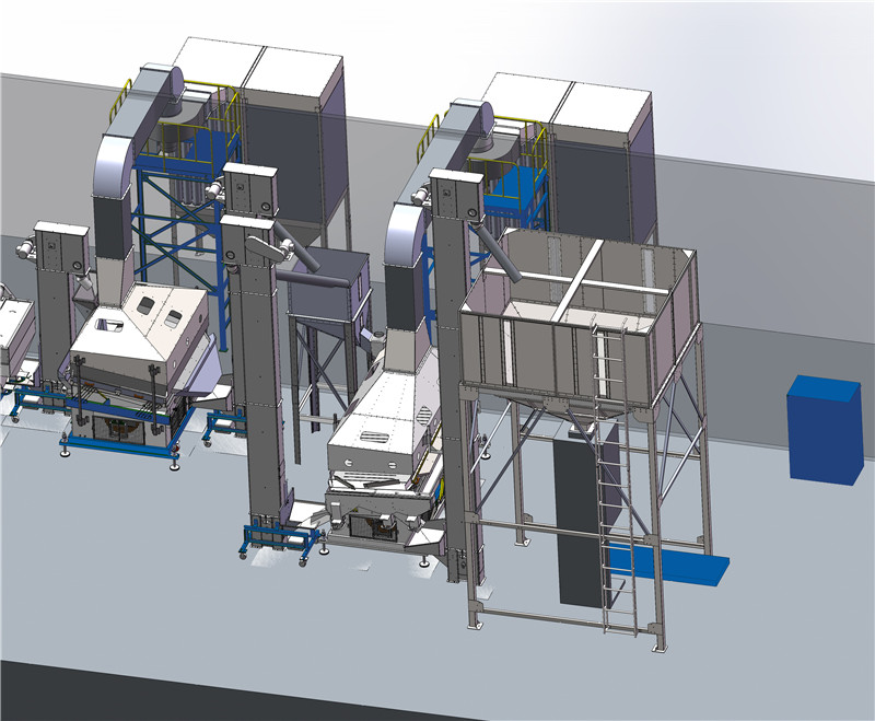 sesame cleaning line Layout 4